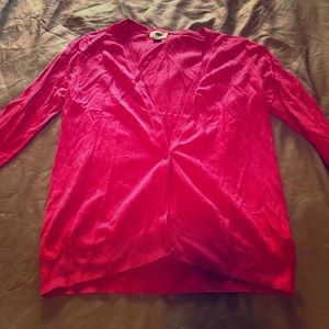 Pink cardigan